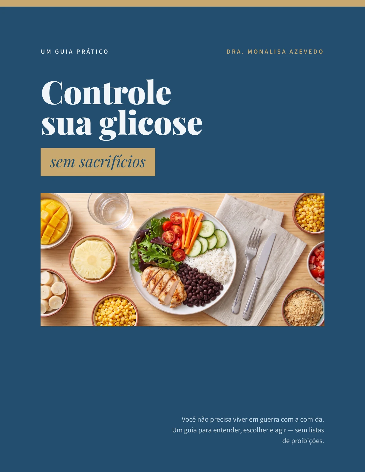 Capa do livro Controle sua Glicose sem Sacrifícios